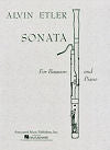 Sonata for Bassoon and Piano by Alvin Etler