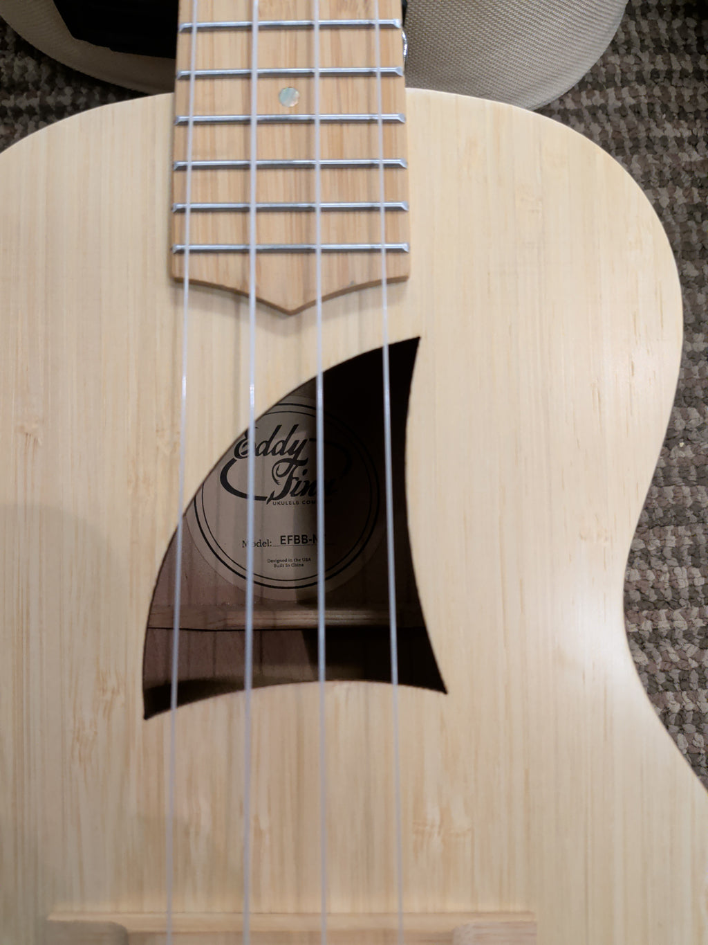 Aquila Eddy Finn Ukulele Company Concert Ukulele model: EFBB-NT