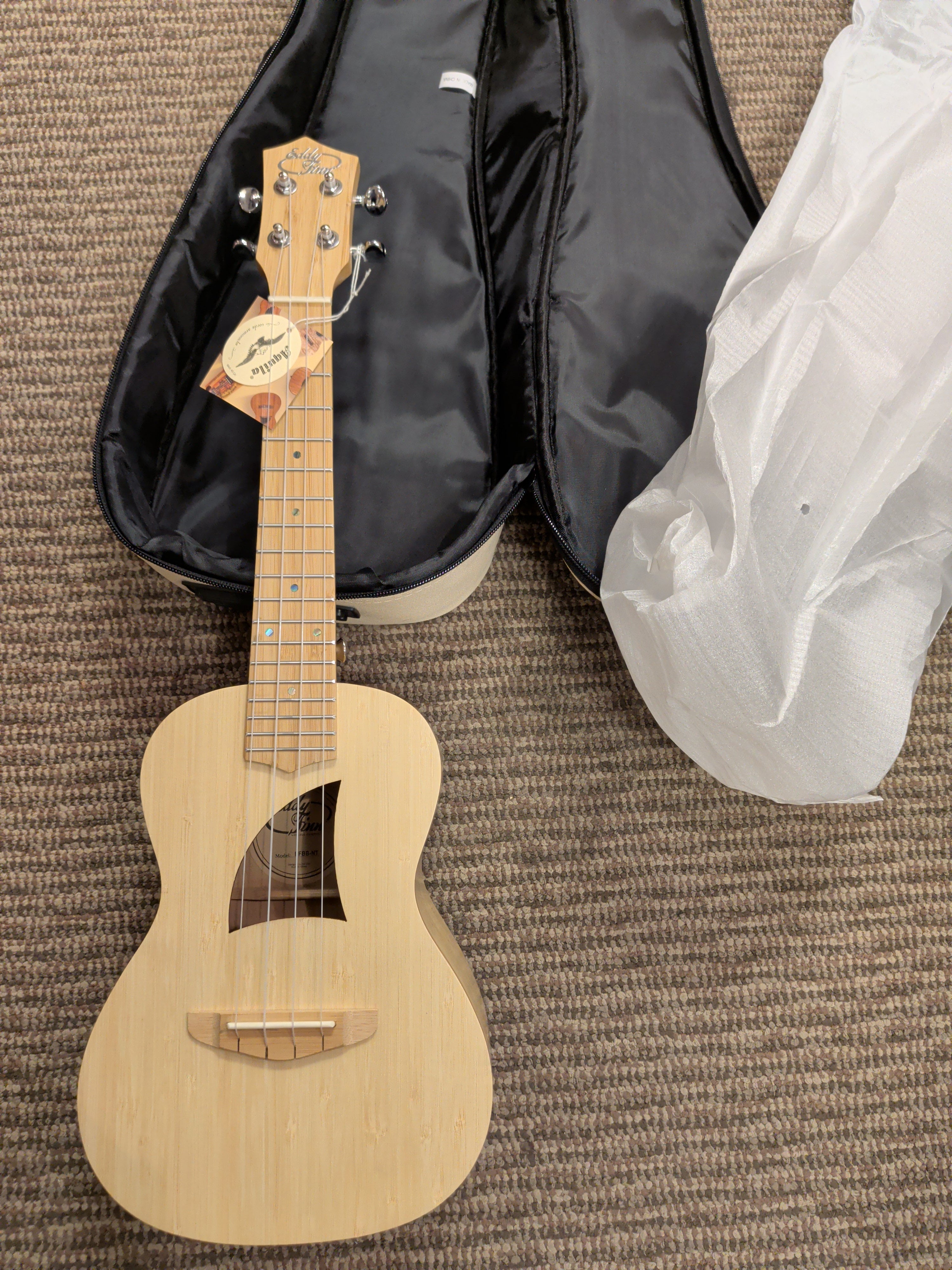 Aquila Eddy Finn Ukulele Company Concert Ukulele model: EFBB-NT