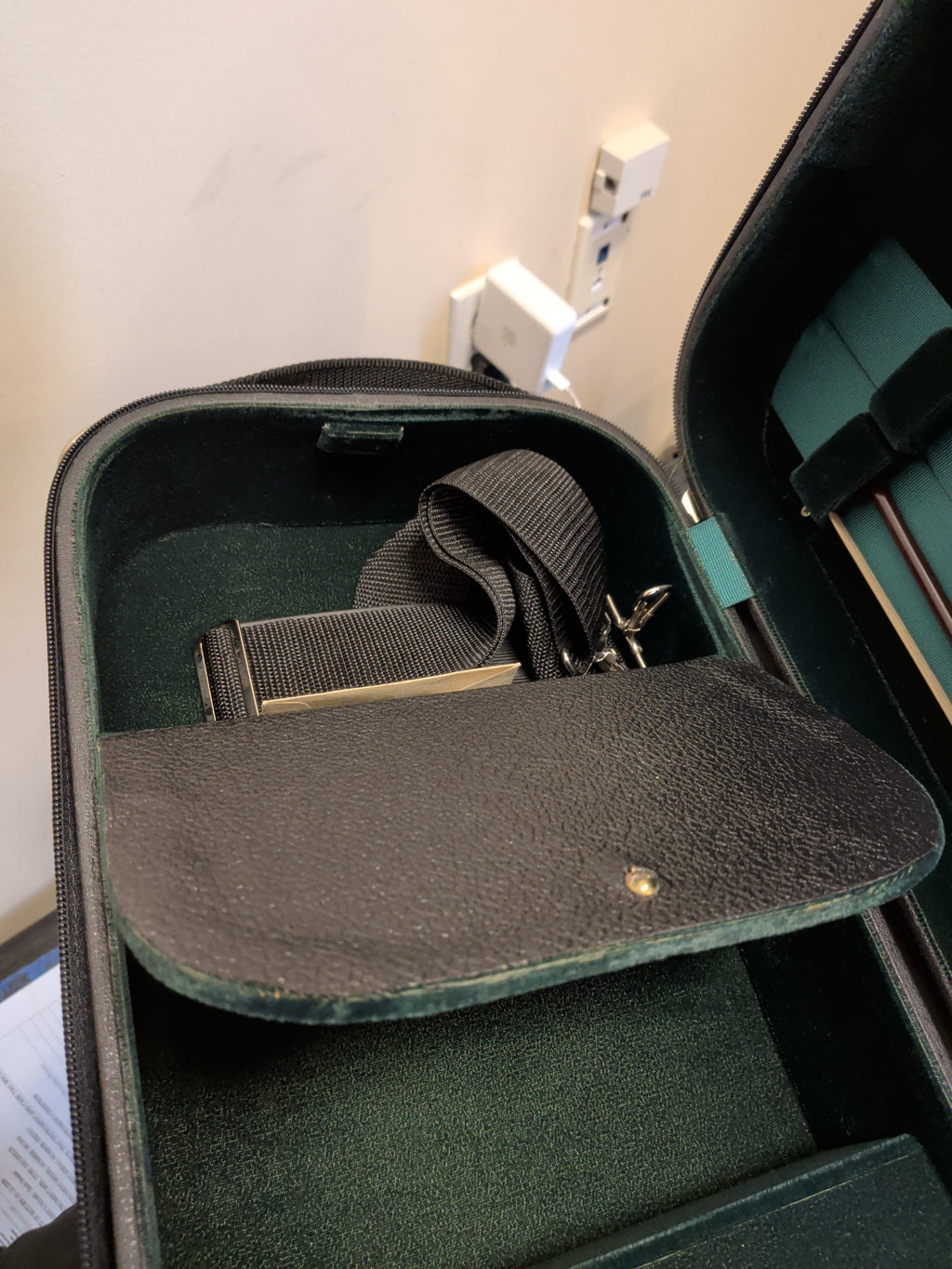 Franz Sandner 4/4 (Full-size) Professional Violin w/ beautiful Bobelock case (black on outside, green velvet inside