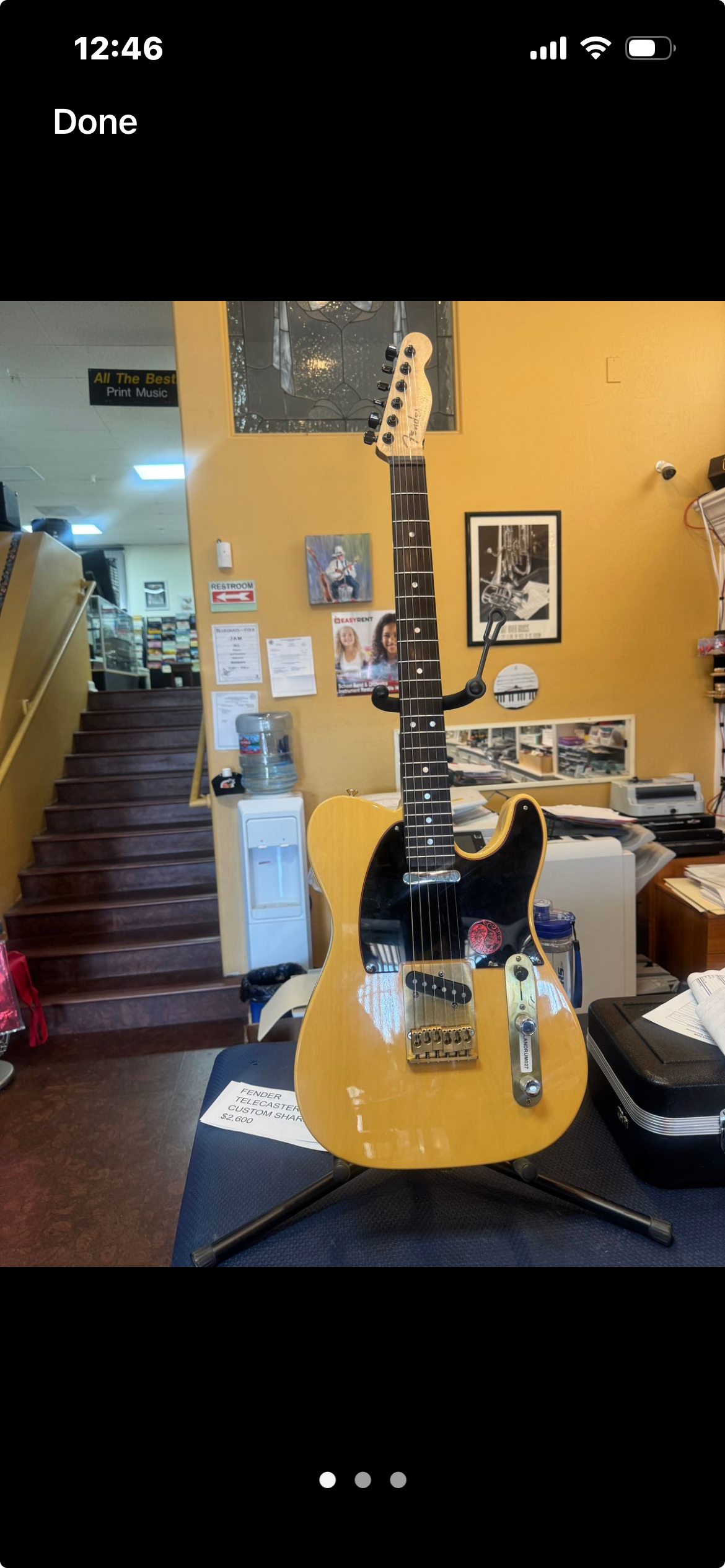 Fender Telecaster Electric Guitar with gig bag