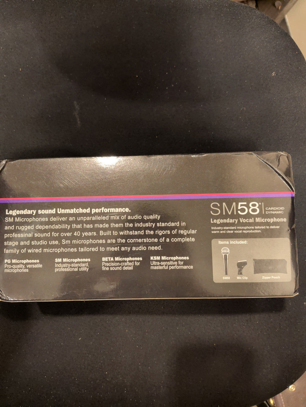 Shure SM58 Cardioid Dynamic {Legendary Vocal Microphone}