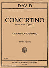Concertino in B-flat Major Op. 12 for Bassoon and Piano by Ferdinand David