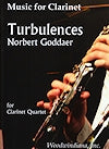 Turbulences for Clarinet Quartet by Norbert Goddaer