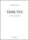 Tributes for Clarinet and Piano by Edward Gregson