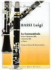 La Sonnambula Grand Duo Concertant for Clarinet in E-flat, Clarinet in B-flat and Piano by Luigi Bassi