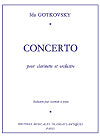 Concerto for clarinet and orchestra (piano reduction) by Ida Gotkovsky