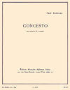 Concerto for Alto Saxophone and Orchestra Piano Reduction by Paul Bonneau