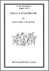 Trio in A minor Op. 40 for Clarinet in A (Basset Horn/Violin), Cello and Piano by Carl Frühling