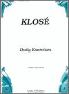 Klosé Daily Exercises arranged by Harry Bettoney