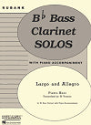 Largo and Allegro for Bass Clarinet and Piano by Pietro Boni
