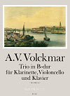 Trio in B-flat major for Clarinet, Cello and Piano by Adam Valentin Volckmar