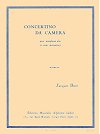 Concertino da Camera for Alto Saxophone and Eleven Instruments (Piano Reduction) by Jacques Ibert
