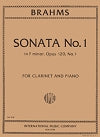 Brahms Sonata Op. 120, No. 1 for Clarinet and Piano
