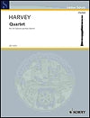 Quartet for Three B-flat Clarinets and Bass Clarinet by Paul Harvey
