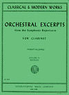 Orchestral Excerpts from the Symphonic Repertoire for Clarinet Volume 4