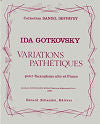 Variations Pathétiques for Alto Saxophone and Piano by Ida Gotkovsky