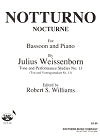 Notturno (Nocturne) for Bassoon and Piano by Julius Weissenborn