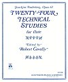 24 Technical Studies for Flute, Op. 63 by Joachim Andersen, edited by Robert Cavally