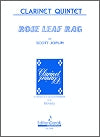 Rose Leaf Rag for Clarinet Quintet by Scott Joplin