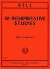 30 Interpretative Studies for Clarinet by Reginald Kell