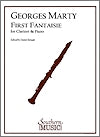 First Fantaisie for Clarinet and Piano by Georges Marty