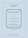 1st Sonate Op. 85 for Clarinet and Orchestra (version for clarinet and piano) by Charles Koechlin
