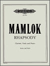 Rhapsody for Clarinet, Viola and Piano by Ursula Mamlok