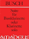 Suite Op. 37a for Bass Clarinet or Clarinet Solo by Adolf Busch