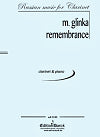 Remembrance for Clarinet and Piano by Mikhail Glinka arranged by Carlo Duerto